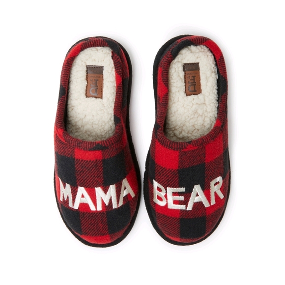 DF by Dearfoams Womens Mama Bear Slippers - Picture 1 of 3